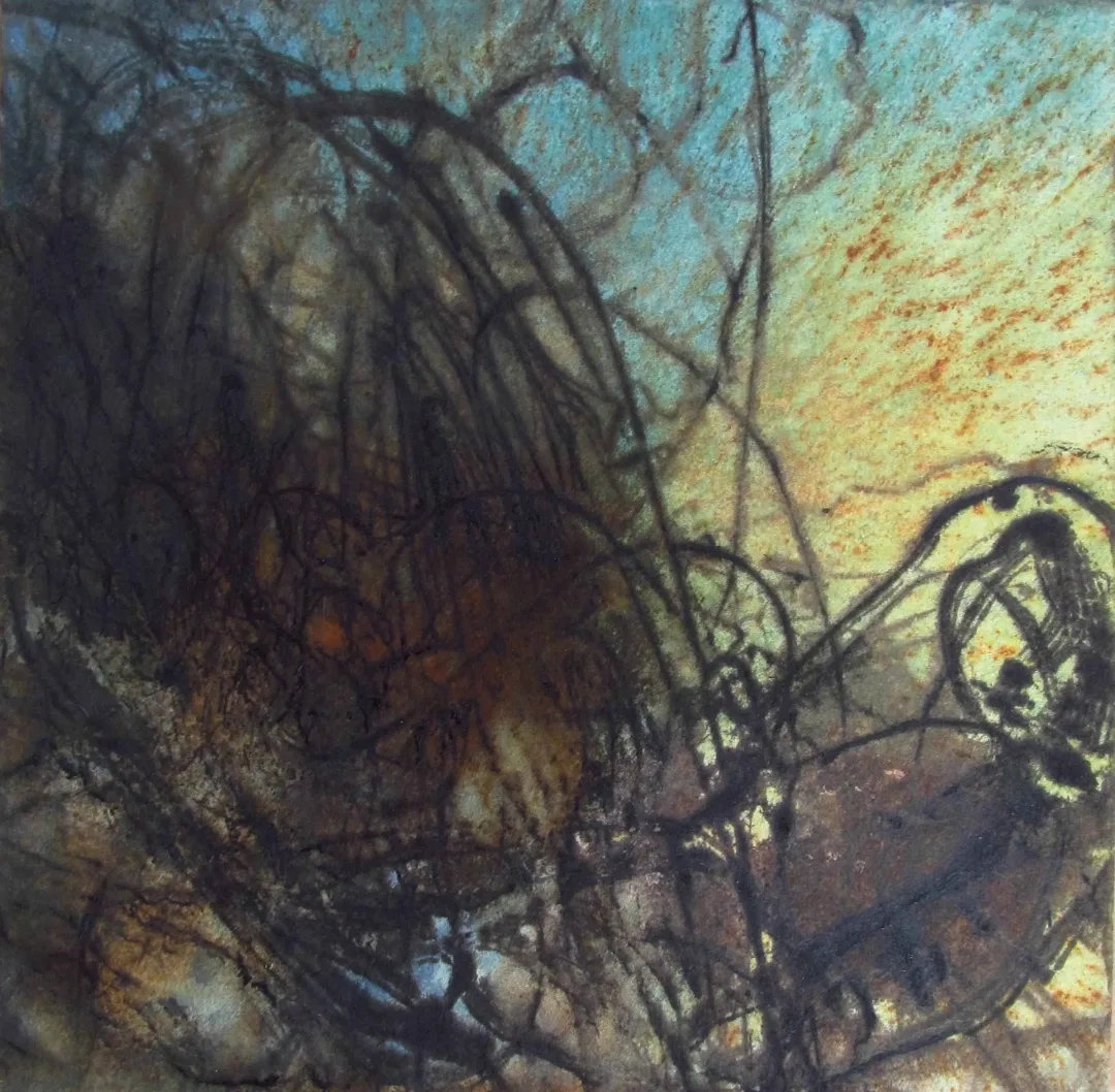 yakınlaştır "İsimsiz" eseri MEHDİ SAADETİ tarafından 2012 yılında 40x40 cm ölçülerinde Tuval üzeri karışık teknik tekniği ile yapılmıştır.