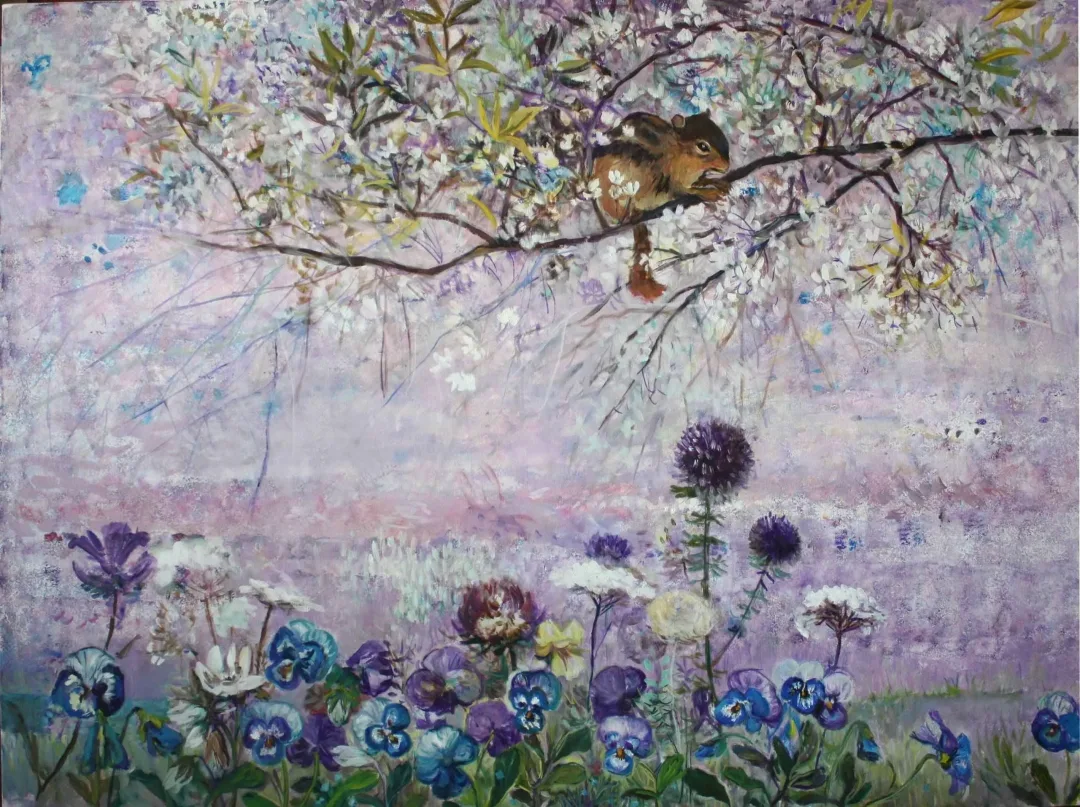 yakınlaştır "Masumiyet İçin Düşler II" eseri NİL KÖKEN tarafından 90x120 cm ölçülerinde Tuval üzeri yağlı boya tekniği ile yapılmıştır.