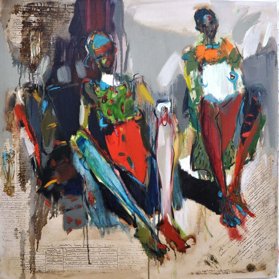 NURETTİN AKKAYA — “İsimsiz”, 2017 "İsimsiz" eseri NURETTİN AKKAYA tarafından 2017 yılında 90x90 cm ölçülerinde Tuval üzeri yağlı boya tekniği ile yapılmıştır.