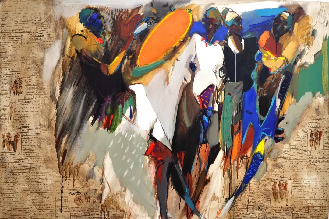 NURETTİN AKKAYA — “İsimsiz”, 2017 "İsimsiz" eseri NURETTİN AKKAYA tarafından 2017 yılında 100x150 cm ölçülerinde Tuval üzeri yağlı boya tekniği ile yapılmıştır.