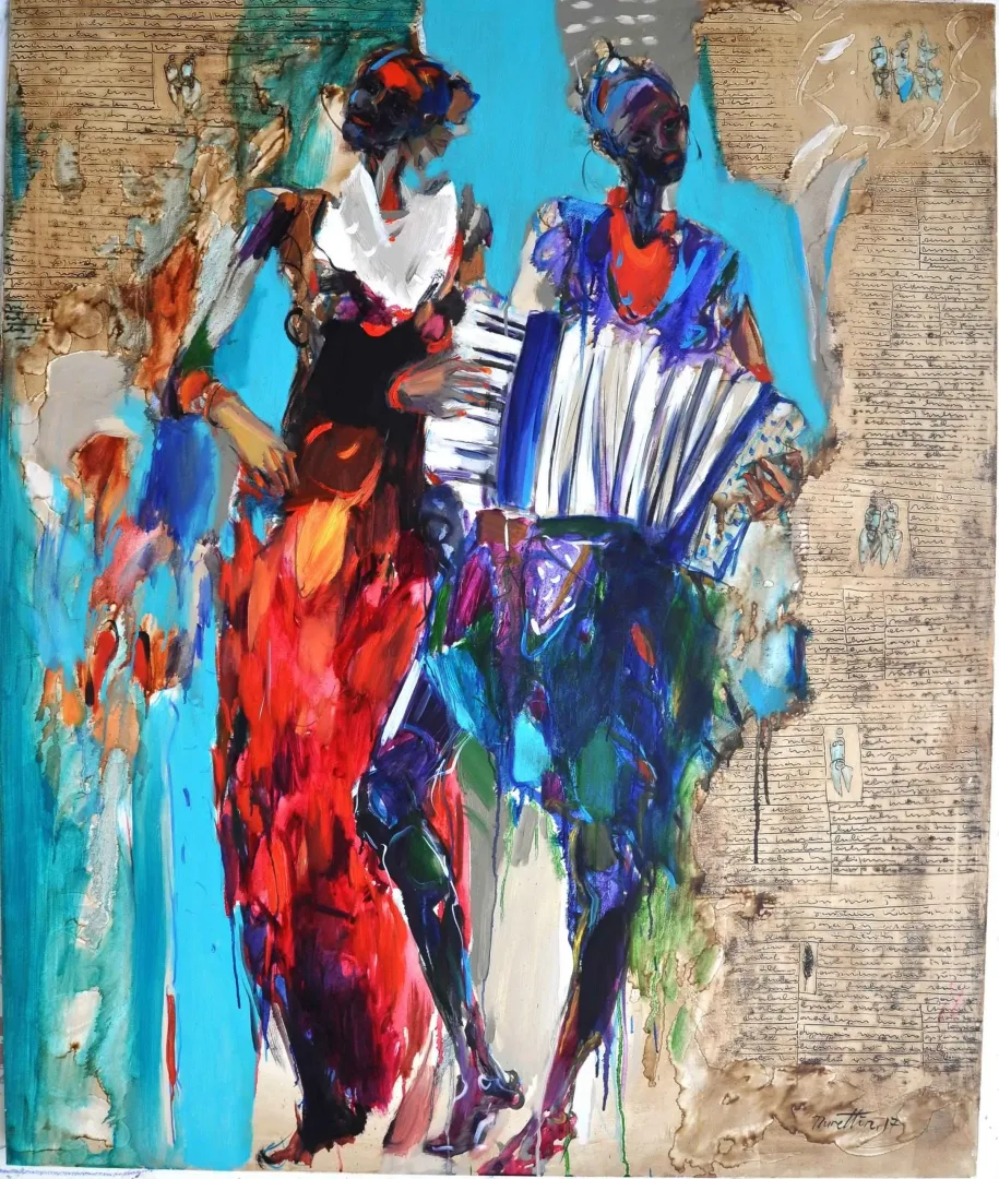 NURETTİN AKKAYA — “İsimsiz”, 2017 "İsimsiz" eseri NURETTİN AKKAYA tarafından 2017 yılında 150x125 cm ölçülerinde Tuval üzeri yağlı boya tekniği ile yapılmıştır.