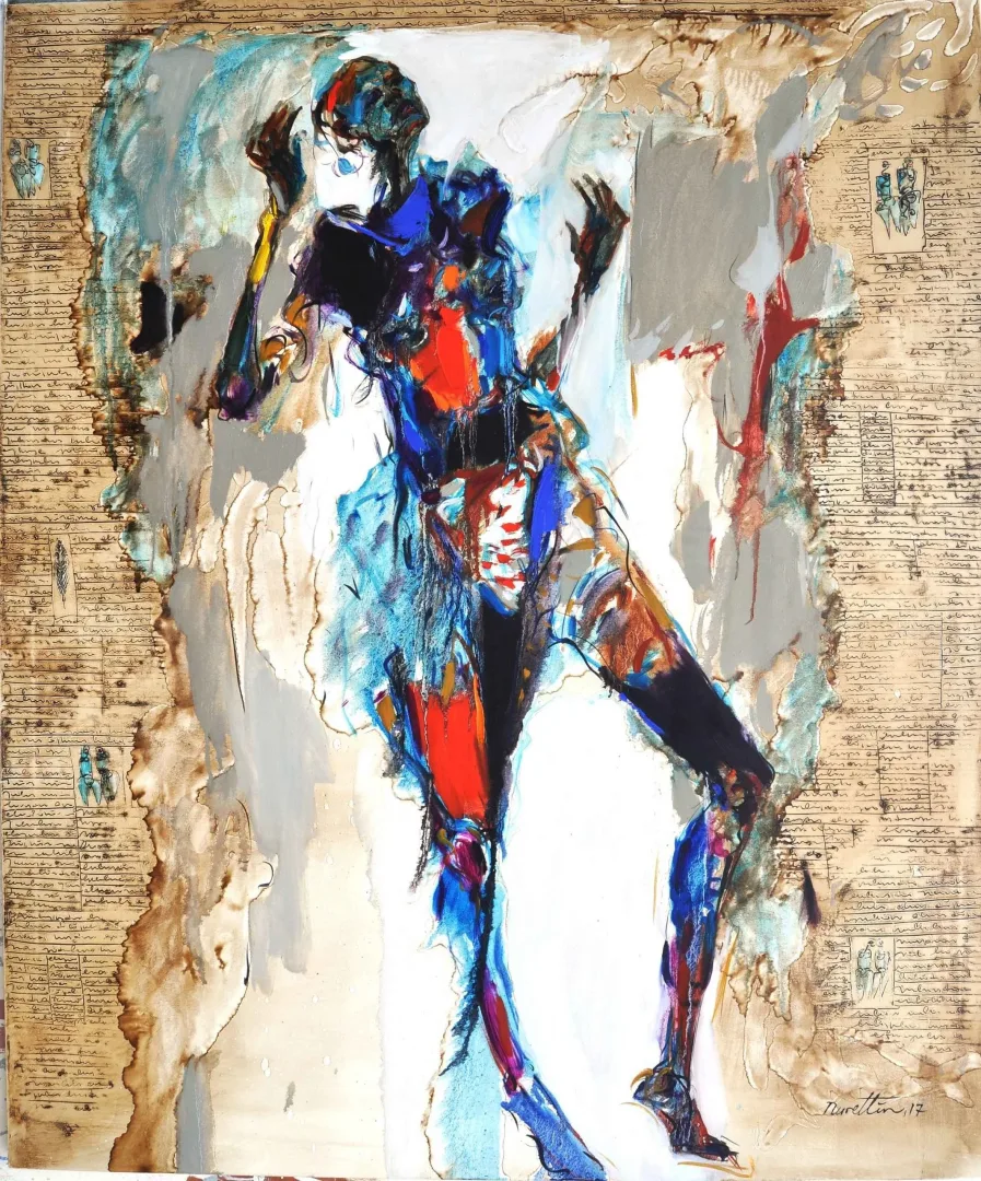 NURETTİN AKKAYA — “İsimsiz”, 2017 "İsimsiz" eseri NURETTİN AKKAYA tarafından 2017 yılında 150x125 cm ölçülerinde Tuval üzeri yağlı boya tekniği ile yapılmıştır.