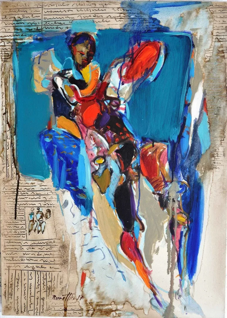 NURETTİN AKKAYA — “İsimsiz”, 2017 "İsimsiz" eseri NURETTİN AKKAYA tarafından 2017 yılında 70x50 cm ölçülerinde Tuval üzeri yağlı boya tekniği ile yapılmıştır.