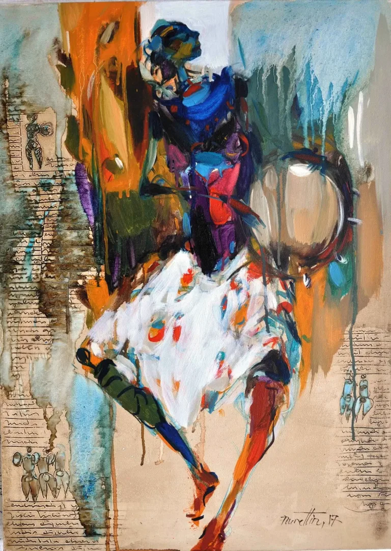 NURETTİN AKKAYA — “İsimsiz”, 2017 "İsimsiz" eseri NURETTİN AKKAYA tarafından 2017 yılında 70x50 cm ölçülerinde Tuval üzeri yağlı boya tekniği ile yapılmıştır.