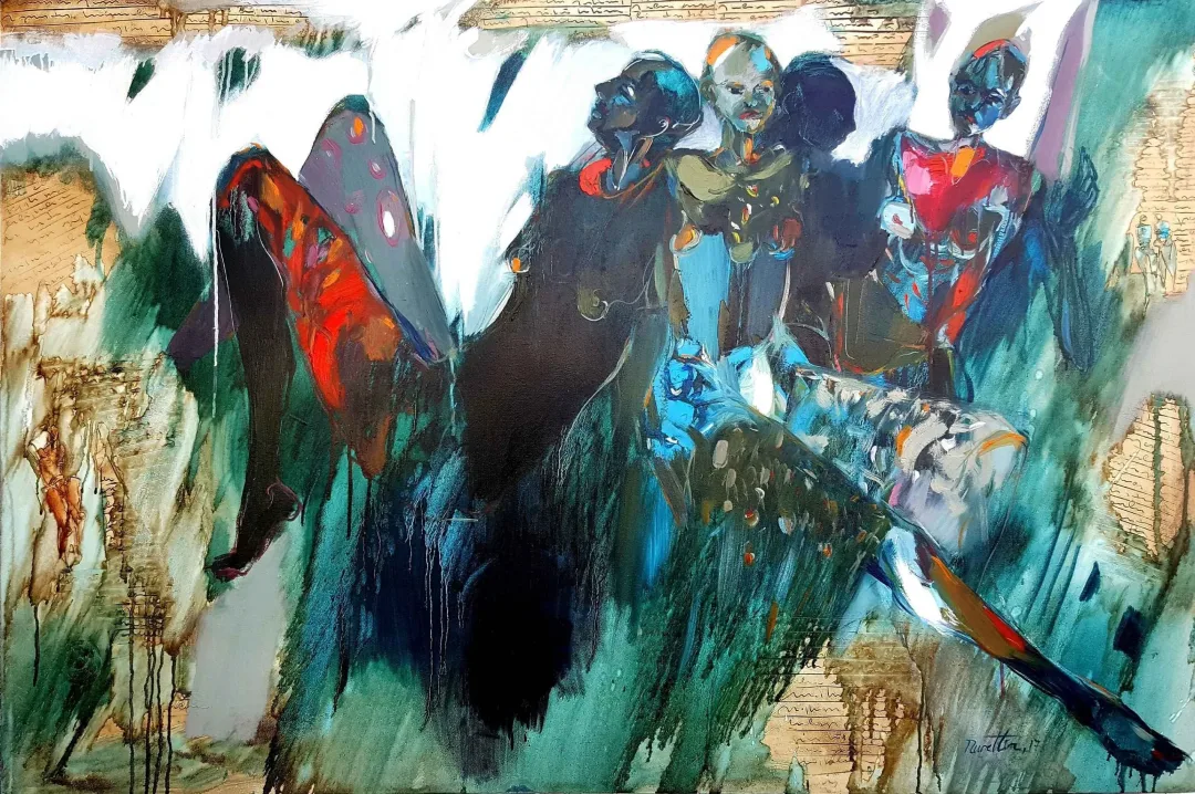 NURETTİN AKKAYA — “İsimsiz”, 2017 "İsimsiz" eseri NURETTİN AKKAYA tarafından 2017 yılında 100x150 cm ölçülerinde Tuval üzeri yağlı boya tekniği ile yapılmıştır.