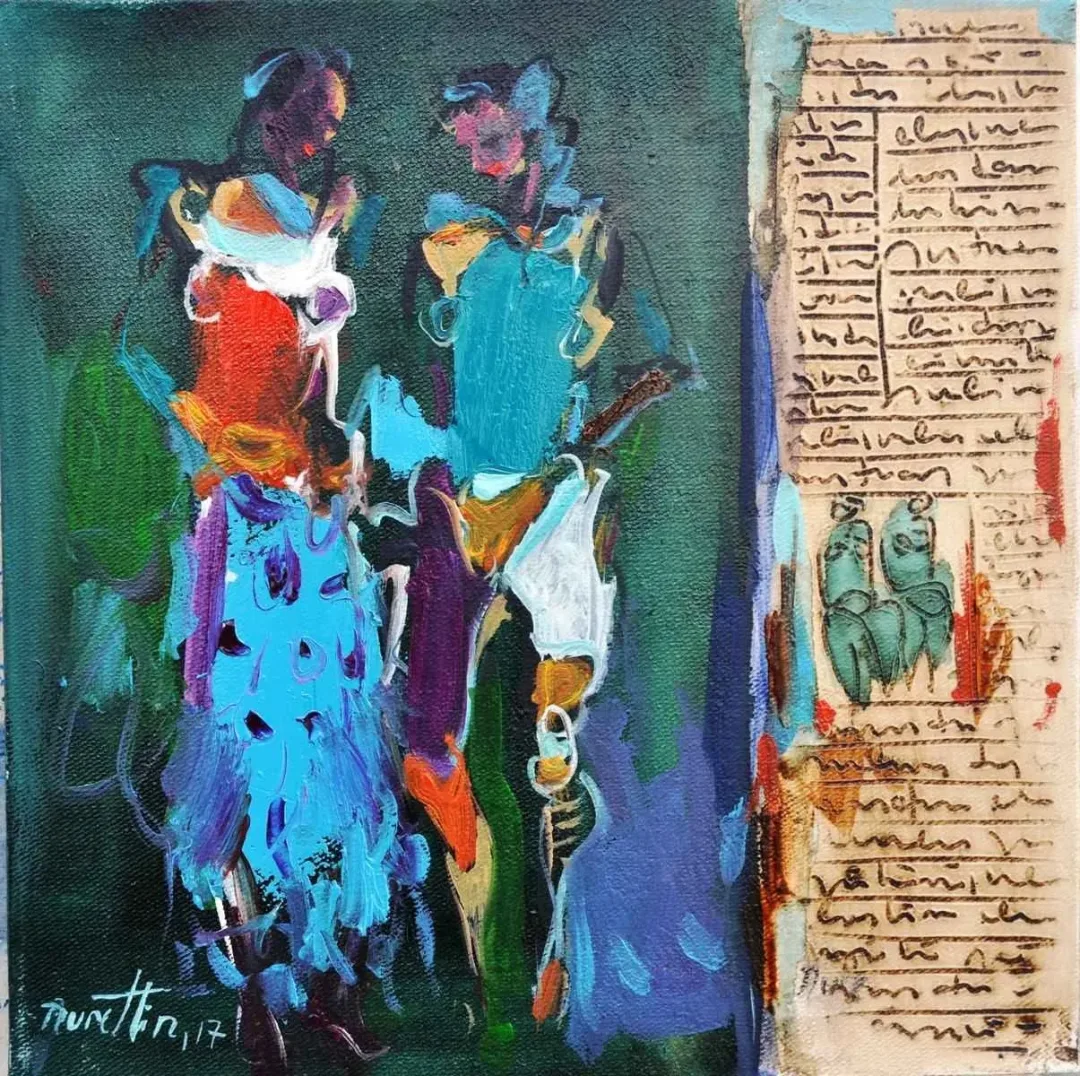NURETTİN AKKAYA — “İsimsiz”, 2017 "İsimsiz" eseri NURETTİN AKKAYA tarafından 2017 yılında 25x25 cm ölçülerinde Tuval üzeri yağlı boya tekniği ile yapılmıştır.