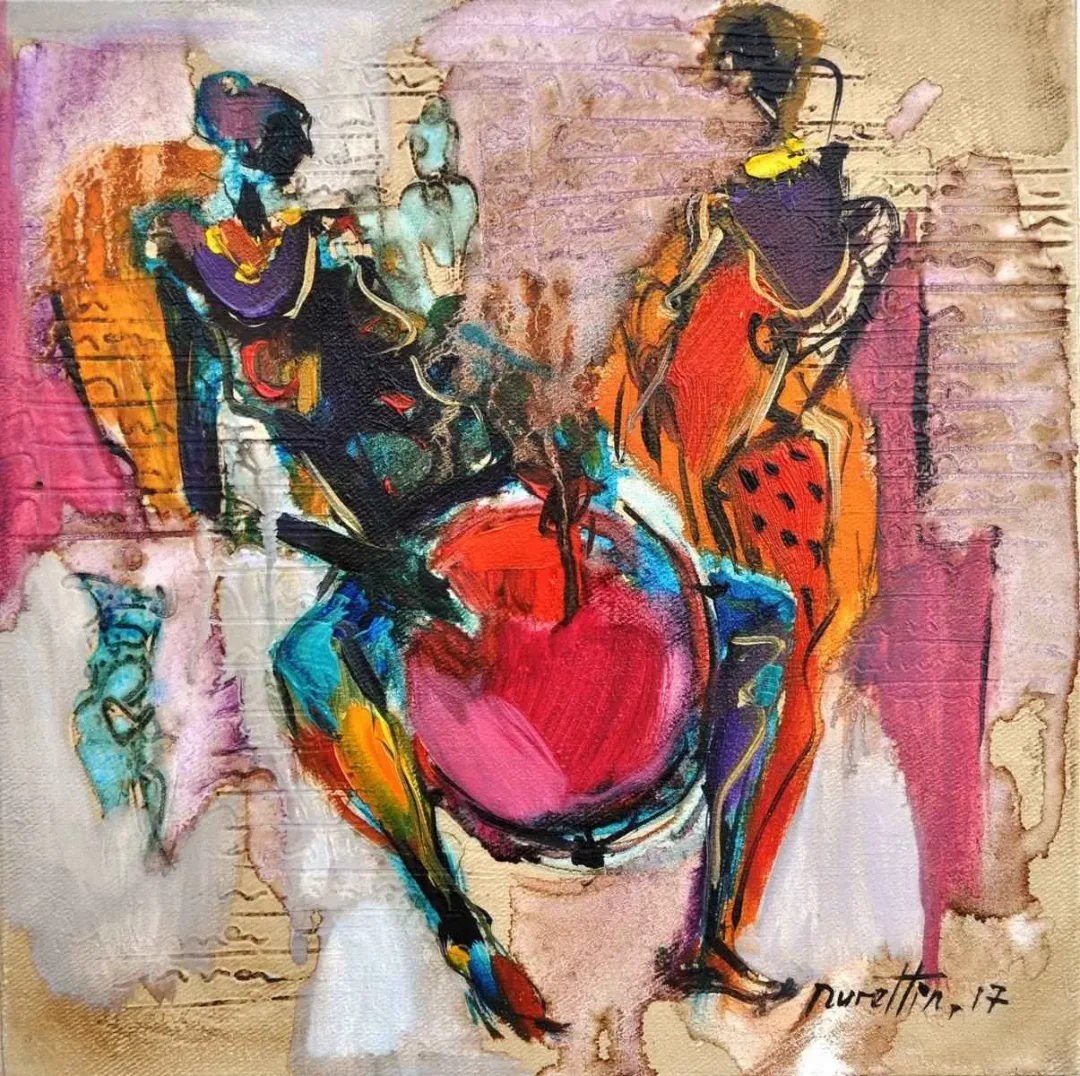 NURETTİN AKKAYA — “İsimsiz”, 2017 "İsimsiz" eseri NURETTİN AKKAYA tarafından 2017 yılında 25x25 cm ölçülerinde Tuval üzeri yağlı boya tekniği ile yapılmıştır.