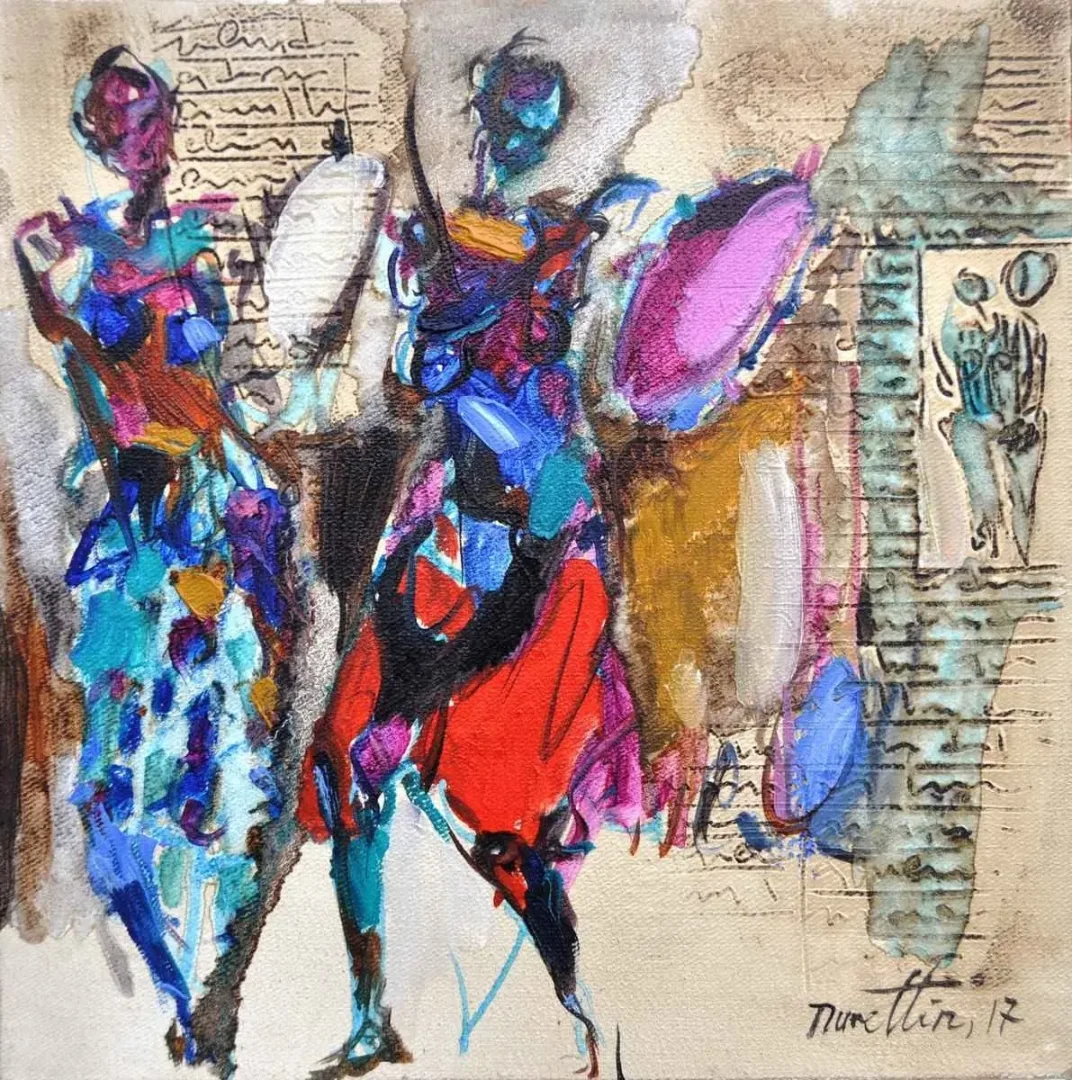 NURETTİN AKKAYA — “İsimsiz”, 2017 "İsimsiz" eseri NURETTİN AKKAYA tarafından 2017 yılında 25x25 cm ölçülerinde Tuval üzeri yağlı boya tekniği ile yapılmıştır.