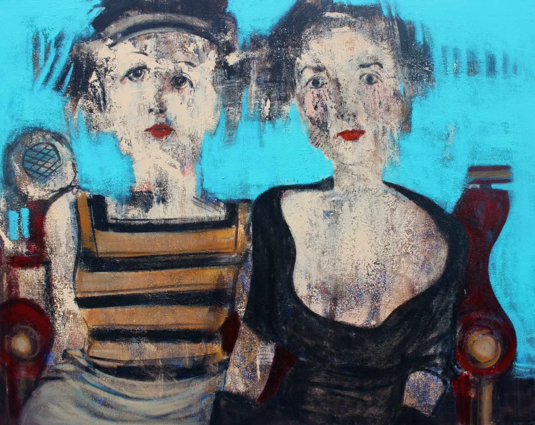 ÖZDEN GEZER — “İsimsiz”, 2017 "İsimsiz" eseri ÖZDEN GEZER tarafından 2017 yılında 80x100 cm ölçülerinde Tuval üzeri akrilik boya tekniği ile yapılmıştır.