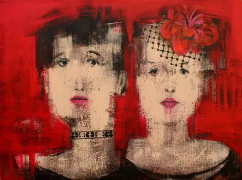 ÖZDEN GEZER — “İsimsiz”, 2017 "İsimsiz" eseri ÖZDEN GEZER tarafından 2017 yılında 60x80 cm ölçülerinde Tuval üzeri akrilik boya tekniği ile yapılmıştır.