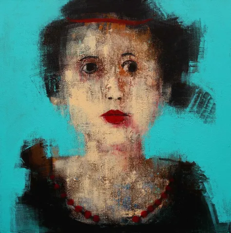 ÖZDEN GEZER — “İsimsiz”, 2017 "İsimsiz" eseri ÖZDEN GEZER tarafından 2017 yılında 50x50 cm ölçülerinde Tuval üzeri akrilik boya tekniği ile yapılmıştır.
