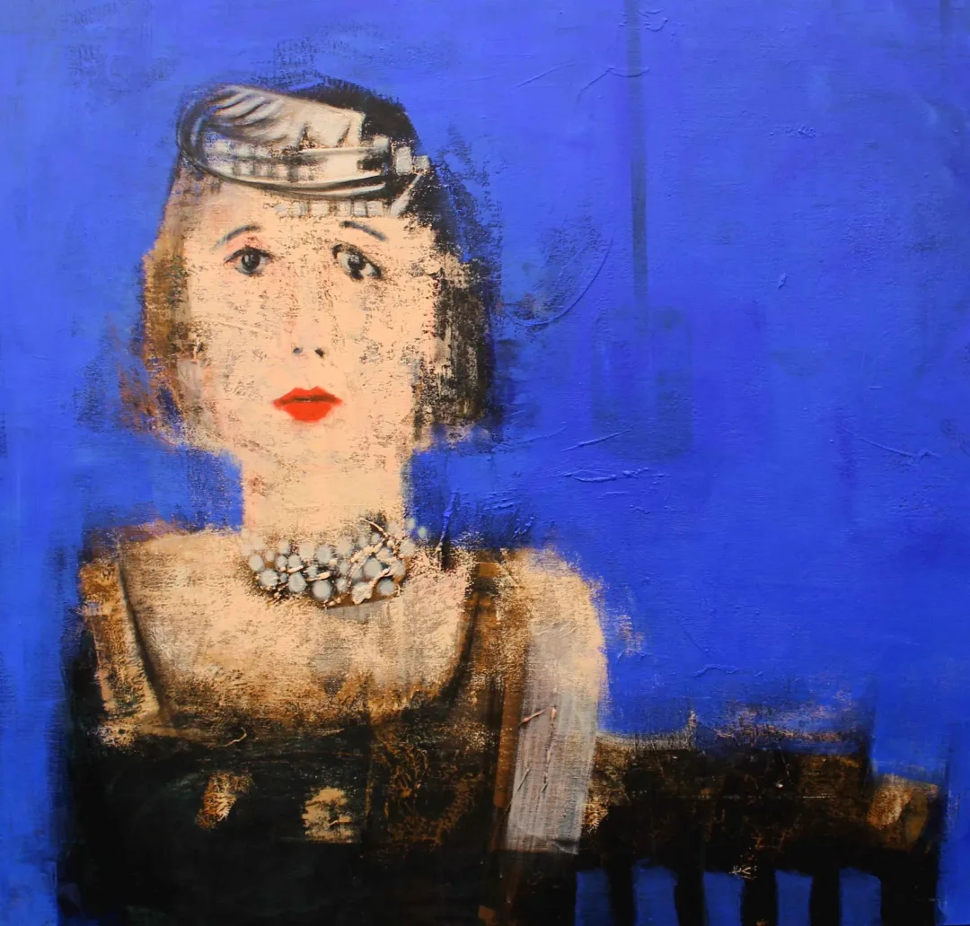 ÖZDEN GEZER — “İsimsiz”, 2017 "İsimsiz" eseri ÖZDEN GEZER tarafından 2017 yılında 80x80 cm ölçülerinde Tuval üzeri akrilik boya tekniği ile yapılmıştır.