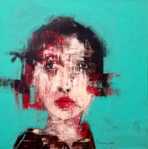 ÖZDEN GEZER — “İsimsiz”, 2017 "İsimsiz" eseri ÖZDEN GEZER tarafından 2017 yılında 50x50 cm ölçülerinde Tuval üzeri akrilik boya tekniği ile yapılmıştır.