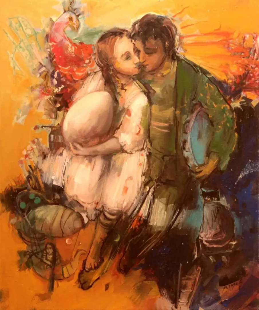 yakınlaştır "Kendine Doğuş" eseri PERUZE HAMURCU tarafından 60x50 cm ölçülerinde Tuval üzeri yağlı boya tekniği ile yapılmıştır.