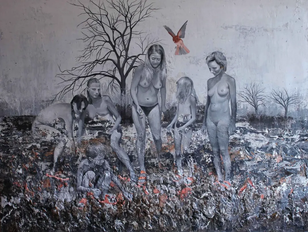 ŞAHİN DEMİR — “İsimsiz”, 2016 "İsimsiz" eseri ŞAHİN DEMİR tarafından 2016 yılında 90x120 cm ölçülerinde Tuval üzeri akrilik boya tekniği ile yapılmıştır.