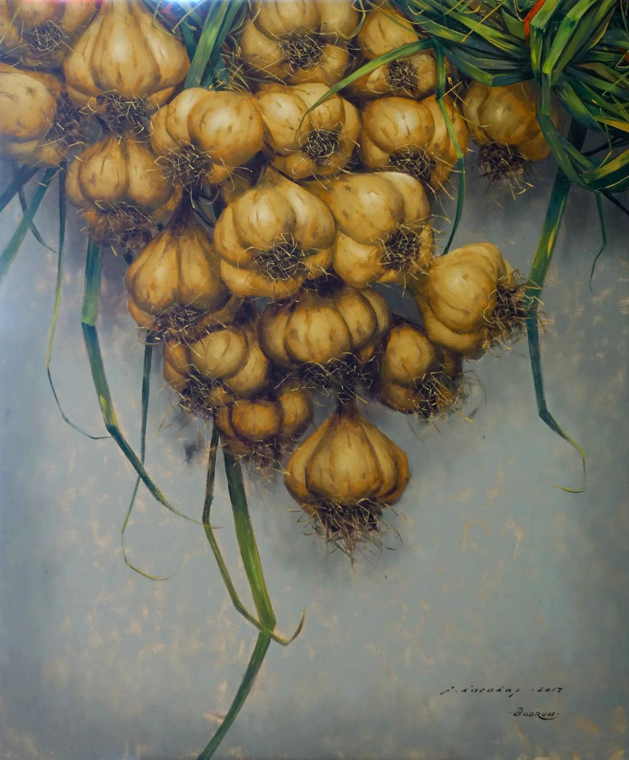 Bu eser FATİH KARAKAŞ tarafından 2017 yılında 120x100 cm ölçülerinde Tuval üzeri yağlı boya tekniği ile yapılmıştır.