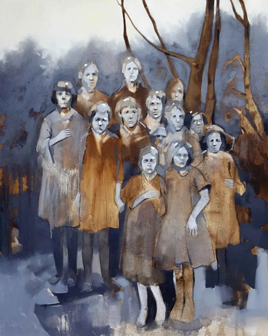 yakınlaştır "Bence Malumdur" eseri SEMA ÖCAL tarafından 92x73 cm ölçülerinde Tuval üzeri yağlı boya tekniği ile yapılmıştır.