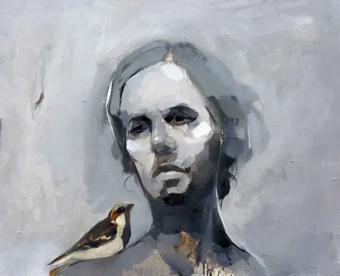 SEMA ÖCAL — “Portre” "Portre" eseri SEMA ÖCAL tarafından 40x50 cm ölçülerinde Tuval üzeri yağlı boya tekniği ile yapılmıştır.