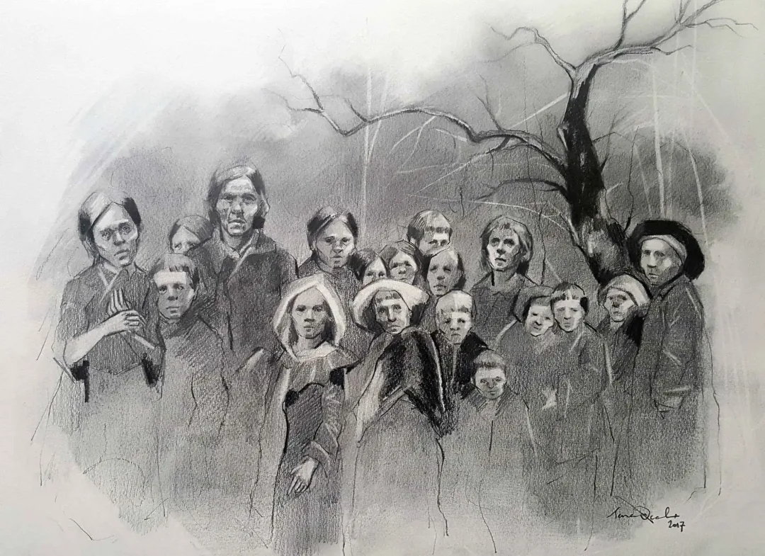 yakınlaştır "Belki Yine Gelirim" eseri SEMA ÖCAL tarafından 33x42 cm ölçülerinde Kağıda Kurşun kalem tekniği ile yapılmıştır.