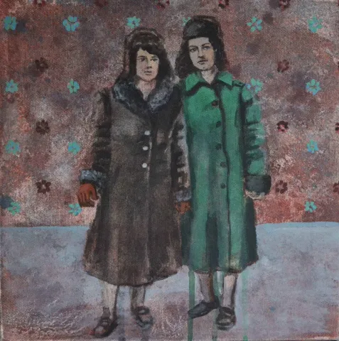 ŞİRİN YILMAZ — “Birlikte”, 2017 "Birlikte" eseri ŞİRİN YILMAZ tarafından 2017 yılında 25x25 cm ölçülerinde Tuval üzeri akrilik boya tekniği ile yapılmıştır.