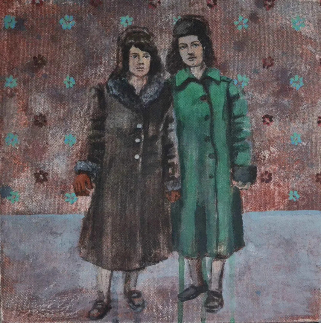 yakınlaştır "Birlikte" eseri ŞİRİN YILMAZ tarafından 2017 yılında 25x25 cm ölçülerinde Tuval üzeri akrilik boya tekniği ile yapılmıştır.