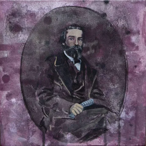 ŞİRİN YILMAZ — “Aynı Saatte”, 2017 "Aynı Saatte" eseri ŞİRİN YILMAZ tarafından 2017 yılında 25x25 cm ölçülerinde Tuval üzeri akrilik boya tekniği ile yapılmıştır.