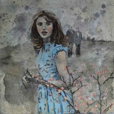 ŞİRİN YILMAZ — “Gidelim”, 2017 "Gidelim" eseri ŞİRİN YILMAZ tarafından 2017 yılında 25x25 cm ölçülerinde Tuval üzeri akrilik boya tekniği ile yapılmıştır.