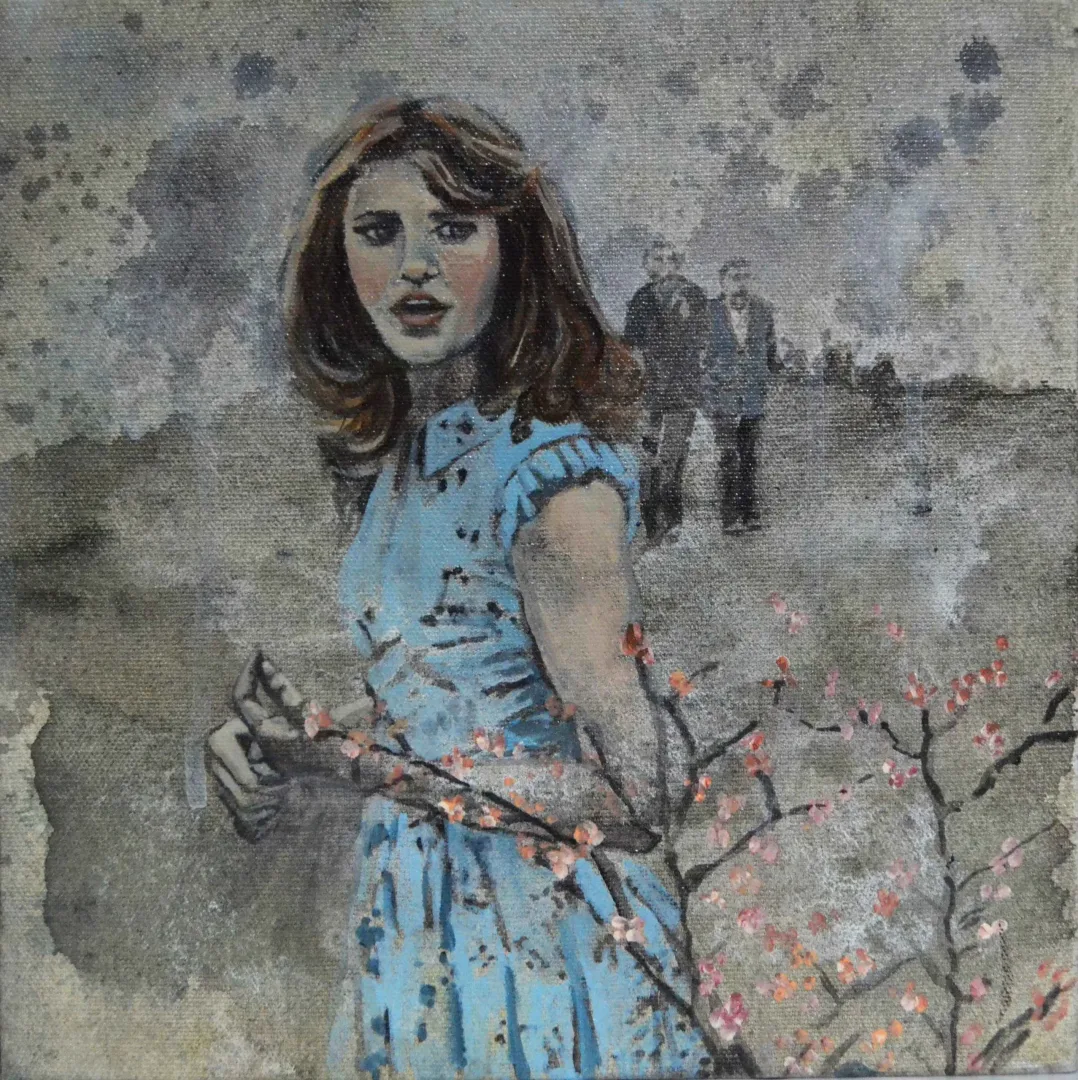 yakınlaştır "Gidelim" eseri ŞİRİN YILMAZ tarafından 2017 yılında 25x25 cm ölçülerinde Tuval üzeri akrilik boya tekniği ile yapılmıştır.