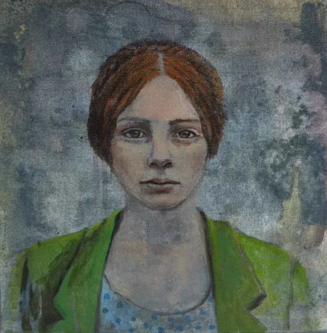 ŞİRİN YILMAZ — “Mavi”, 2017 "Mavi" eseri ŞİRİN YILMAZ tarafından 2017 yılında 25x25 cm ölçülerinde Tuval üzeri akrilik boya tekniği ile yapılmıştır.