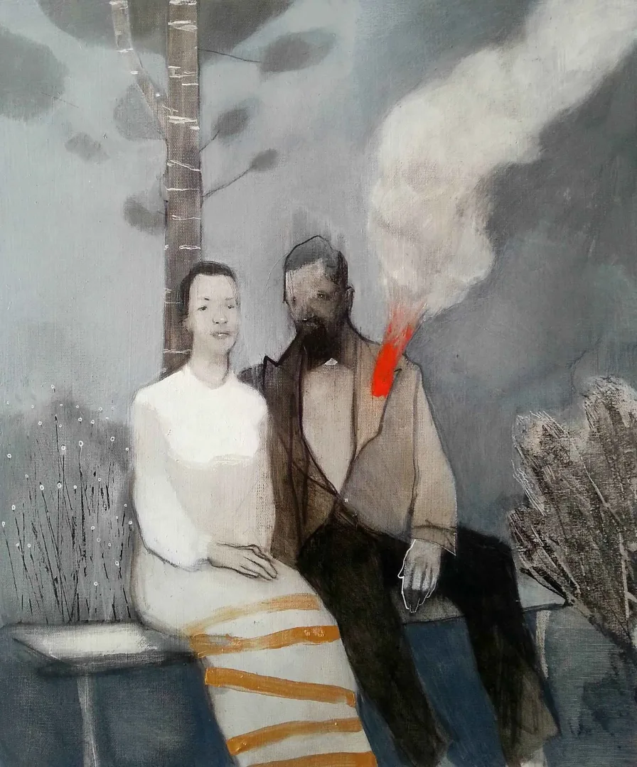 ERCAN AYÇİÇEK — 2017 Bu eser ERCAN AYÇİÇEK tarafından 2017 yılında 60x50 cm ölçülerinde Tuvale üzeri akrilik boya tekniği ile yapılmıştır.
