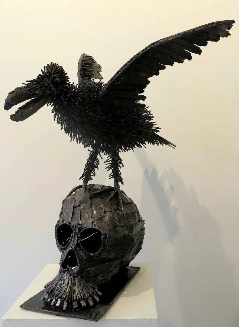 MURAT YILDIRIMÇAKAR — 2017 Bu eser MURAT YILDIRIMÇAKAR tarafından 2017 yılında 75x70x60 cm ölçülerinde Metal tekniği ile yapılmıştır.