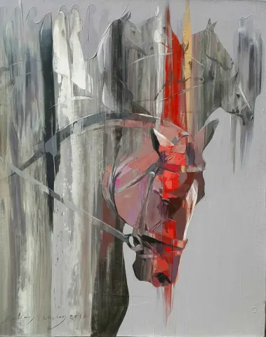HAKAN ERASLAN tarafından 2017 yılında 60x50 cm ölçülerinde Tuvale üzeri akrilik boya tekniği ile yapılmıştır.