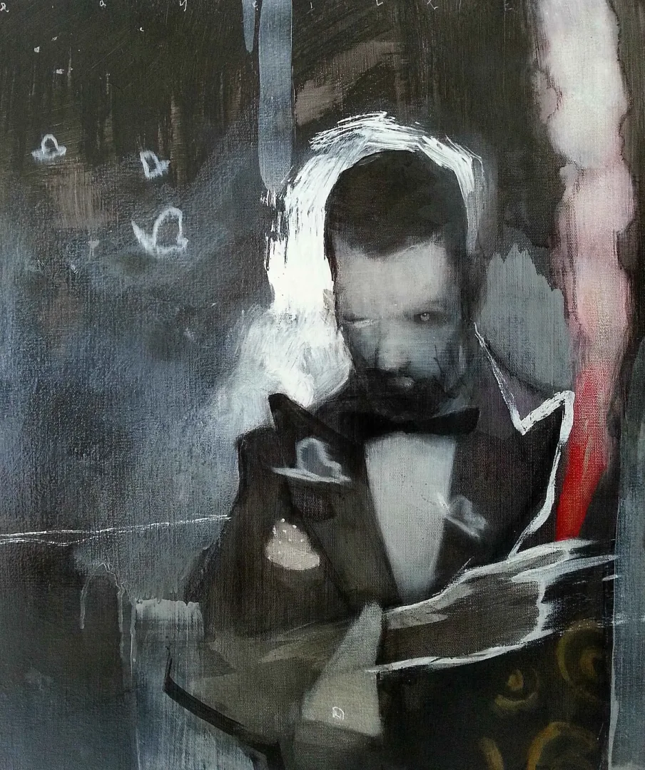 ERCAN AYÇİÇEK — 2017 Bu eser ERCAN AYÇİÇEK tarafından 2017 yılında 60x50 cm ölçülerinde Tuvale üzeri akrilik boya tekniği ile yapılmıştır.