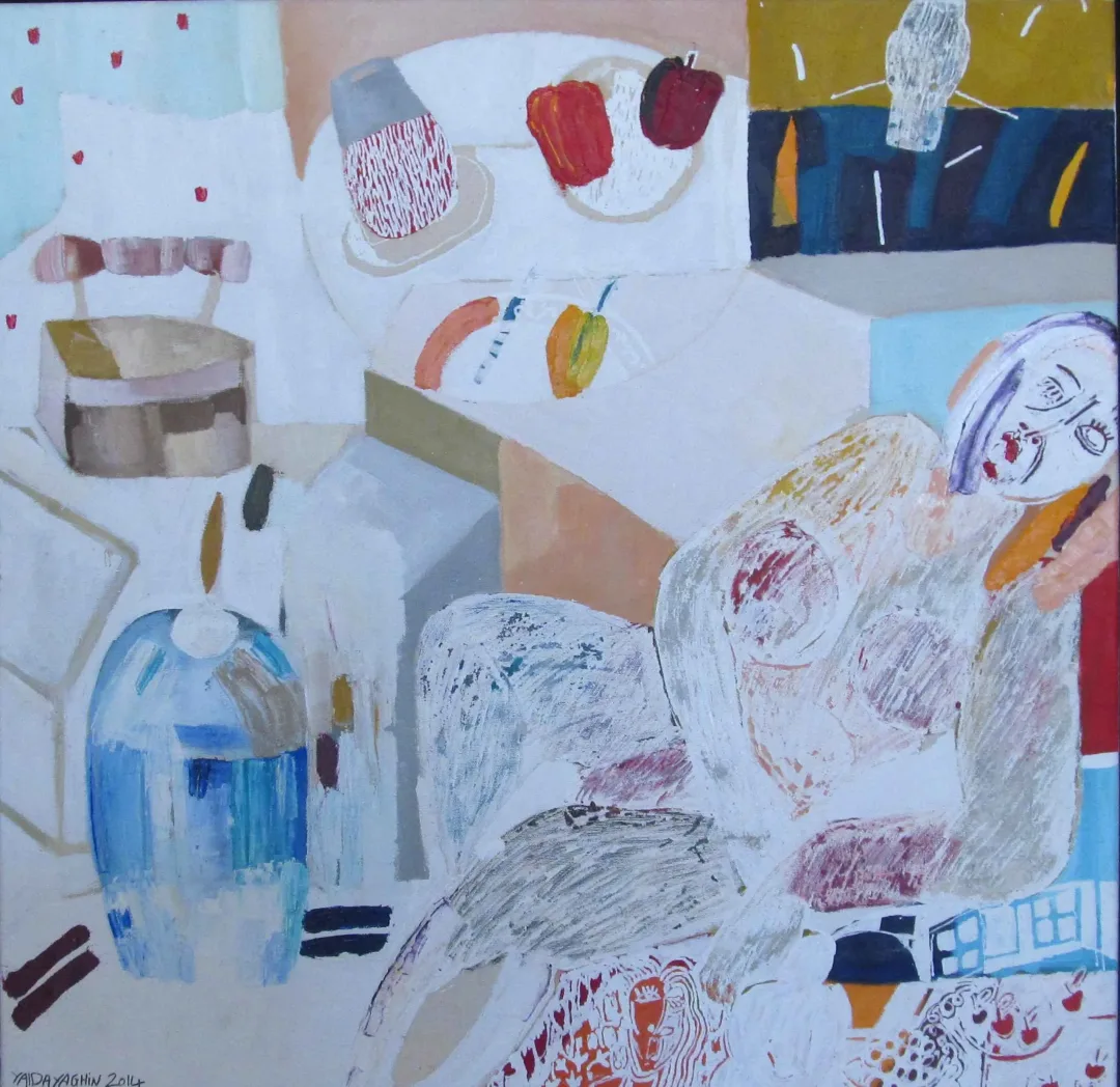 yakınlaştır "İsimsiz" eseri YALDA JAFARİ YAGHİN tarafından 2017 yılında 60x60 cm ölçülerinde Tuval üzeri yağlı boya tekniği ile yapılmıştır.