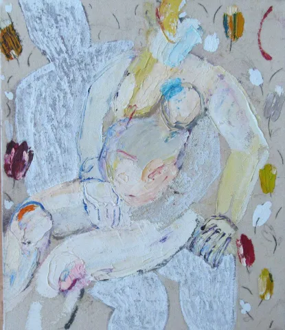 YALDA JAFARİ YAGHİN — “İsimsiz”, 2017 "İsimsiz" eseri YALDA JAFARİ YAGHİN tarafından 2017 yılında 30x25 cm ölçülerinde Tuval üzeri yağlı boya tekniği ile yapılmıştır.