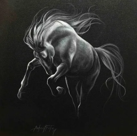 "isimsiz" eseri BEHZAT FEYZULLAH tarafından 2017 yılında 25x25 cm ölçülerinde Tuval üzeri yağlı boya tekniği ile yapılmıştır.