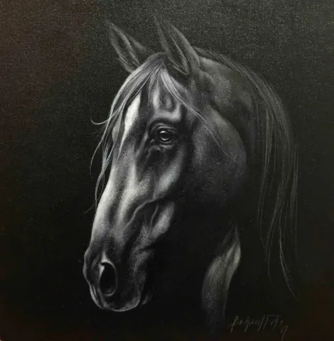 "isimsiz" eseri BEHZAT FEYZULLAH tarafından 2017 yılında 25x25 cm ölçülerinde Tuval üzeri yağlı boya tekniği ile yapılmıştır.