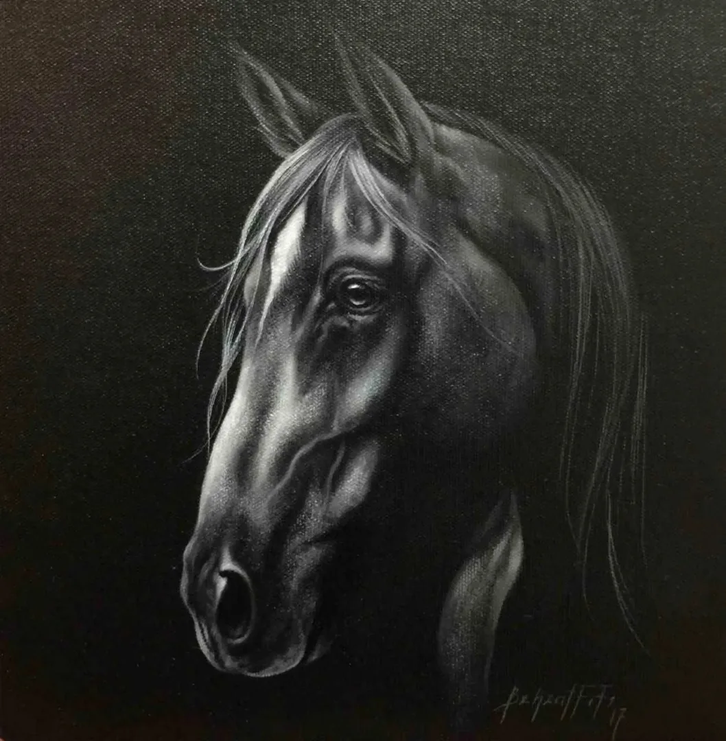 "isimsiz" eseri BEHZAT FEYZULLAH tarafından 2017 yılında 25x25 cm ölçülerinde Tuval üzeri yağlı boya tekniği ile yapılmıştır.