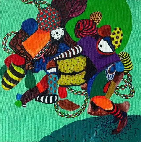 LEVENT OYLUÇTARHAN — “isimsiz”, 2017 "isimsiz" eseri LEVENT OYLUÇTARHAN tarafından 2017 yılında 25x25 cm ölçülerinde Tuval üzeri yağlı boya tekniği ile yapılmıştır.