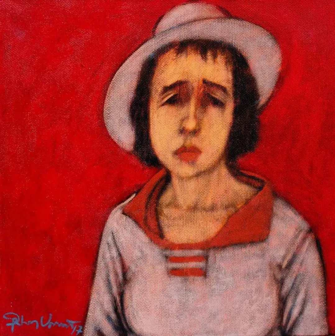 ORHAN UMUT — “isimsiz”, 2017 "isimsiz" eseri ORHAN UMUT tarafından 2017 yılında 25x25 cm ölçülerinde Tuval üzeri akrilik boya tekniği ile yapılmıştır.
