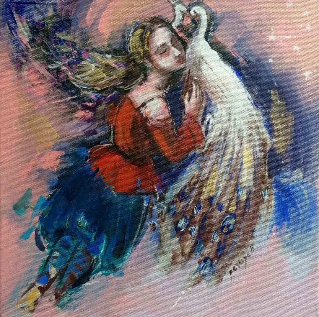 "isimsiz" eseri PERUZE HAMURCU tarafından 2017 yılında 25x25 cm ölçülerinde Tuval üzeri yağlı boya tekniği ile yapılmıştır.