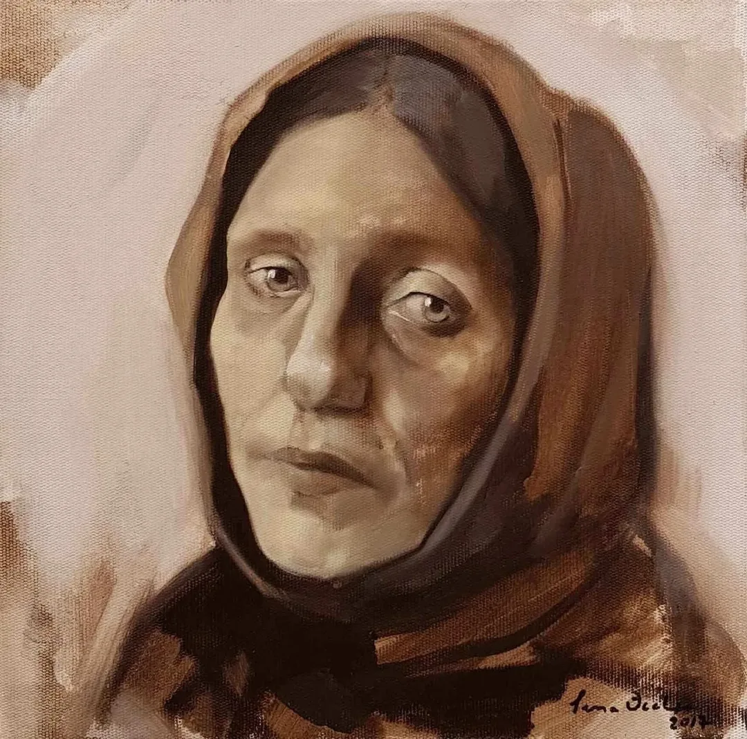 SEMA ÖCAL — “isimsiz”, 2017 "isimsiz" eseri SEMA ÖCAL tarafından 2017 yılında 25x25 cm ölçülerinde Tuval üzeri akrilik boya tekniği ile yapılmıştır.