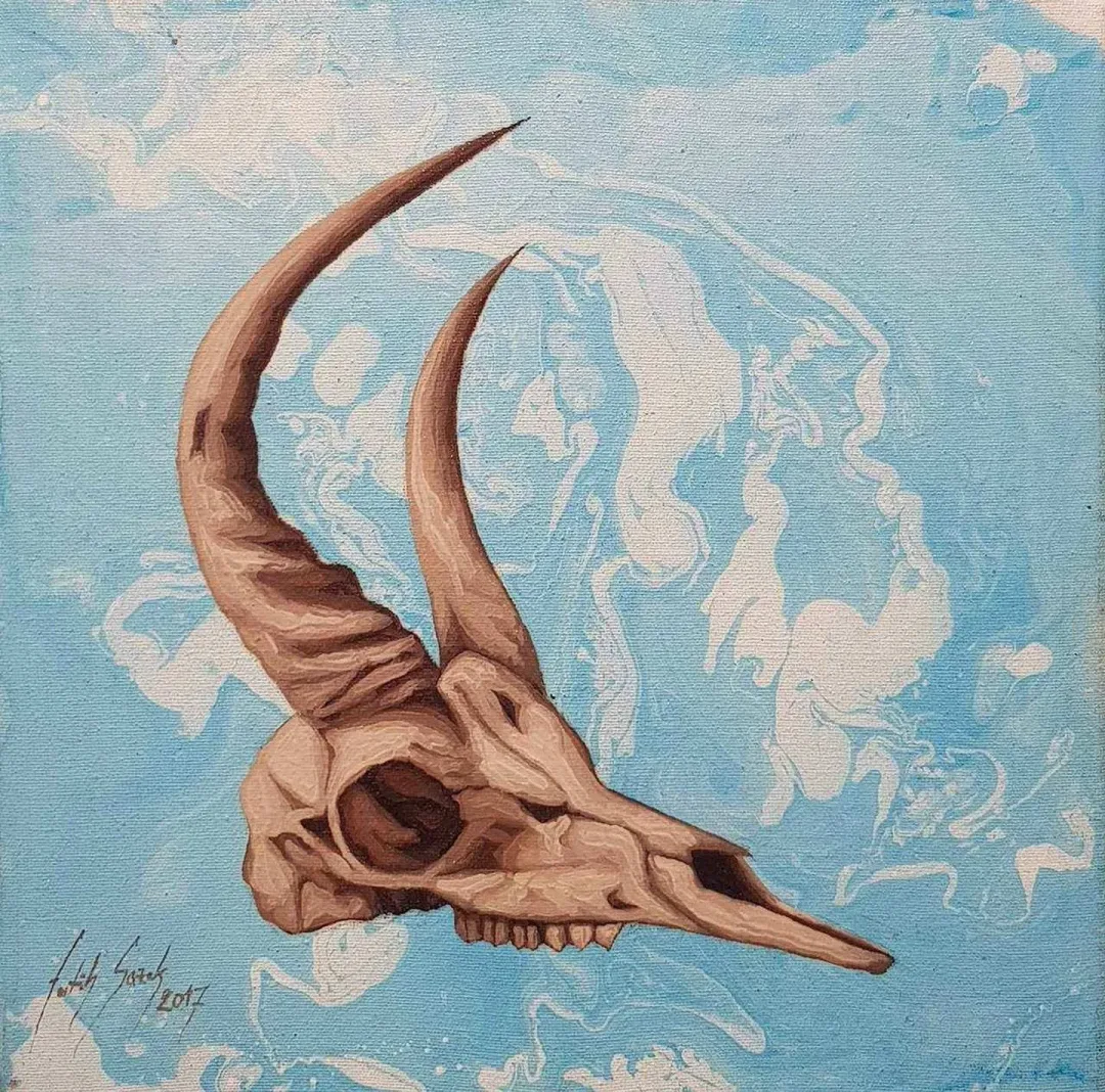 yakınlaştır "isimsiz" eseri FATİH SAZAK tarafından 2017 yılında 25x25 cm ölçülerinde Tuval üzeri yağlı boya tekniği ile yapılmıştır.