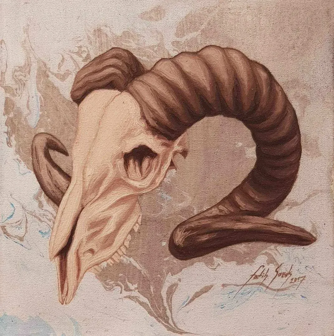 yakınlaştır "isimsiz" eseri FATİH SAZAK tarafından 2017 yılında 25x25 cm ölçülerinde Tuval üzeri yağlı boya tekniği ile yapılmıştır.