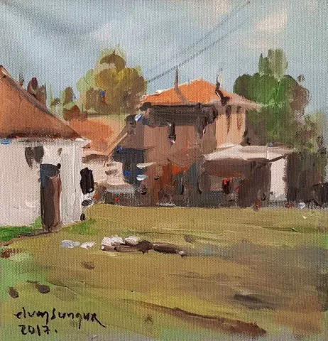 ELVAN SUNGUR — “isimsiz”, 2017 "isimsiz" eseri ELVAN SUNGUR tarafından 2017 yılında 25x25 cm ölçülerinde Tuval üzeri yağlı boya tekniği ile yapılmıştır.