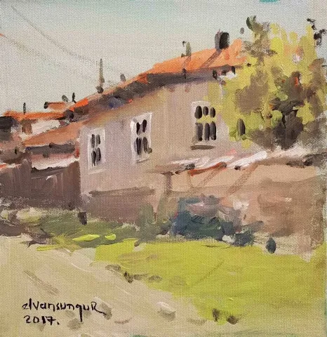 ELVAN SUNGUR — “isimsiz”, 2017 "isimsiz" eseri ELVAN SUNGUR tarafından 2017 yılında 25x25 cm ölçülerinde Tuval üzeri yağlı boya tekniği ile yapılmıştır.