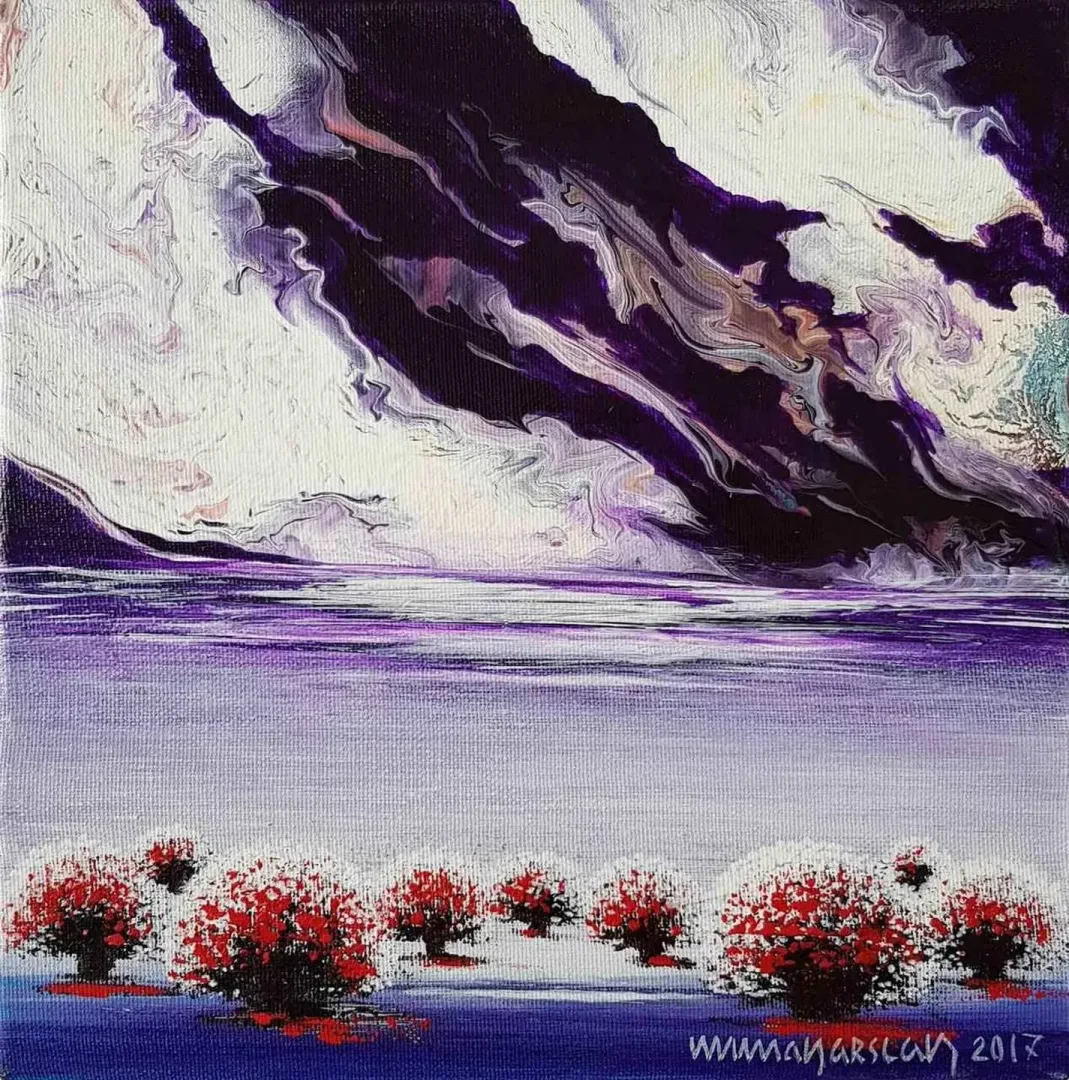 "isimsiz" eseri NUMAN ARSLAN tarafından 2017 yılında 25x25 cm ölçülerinde Tuval üzeri yağlı boya tekniği ile yapılmıştır.