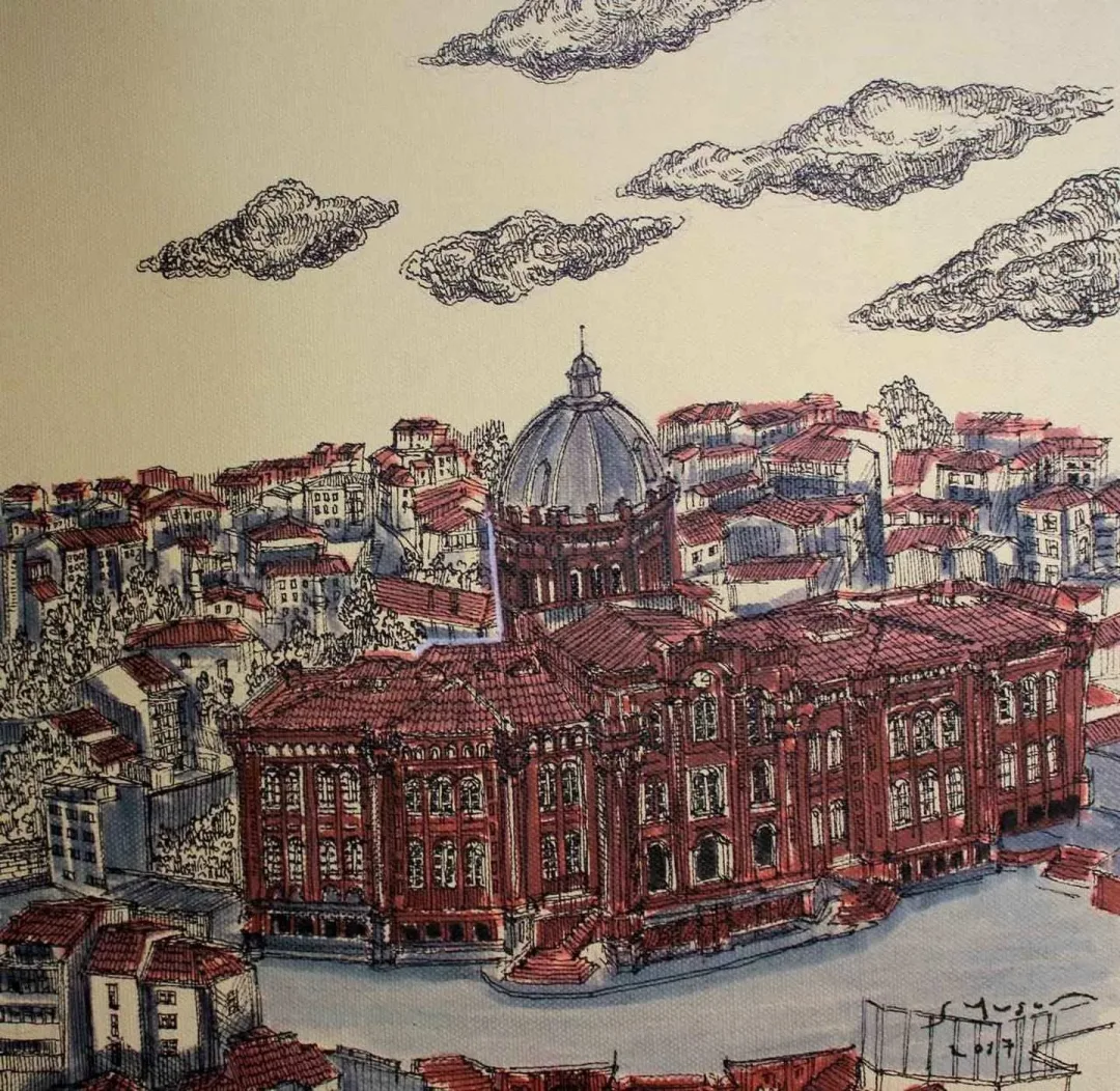 yakınlaştır "Rum ortodoks Patrikhanesi" eseri SÜMEYYE YUŞAN tarafından 2017 yılında 25x25 cm ölçülerinde Tuval üzeri karışık teknik tekniği ile yapılmıştır.