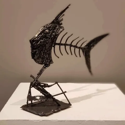 MURAT YILDIRIMÇAKAR — “isimsiz”, 2017 "isimsiz" eseri MURAT YILDIRIMÇAKAR tarafından 2017 yılında Metal tekniği ile yapılmıştır.