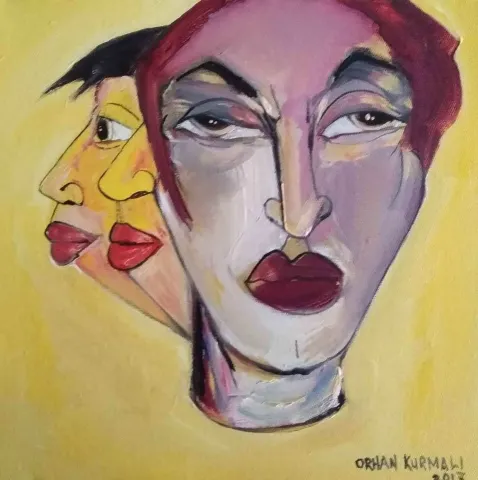"isimsiz" eseri ORHAN KURMALI tarafından 2017 yılında 25x25 cm ölçülerinde Tuval üzeri yağlı boya tekniği ile yapılmıştır.